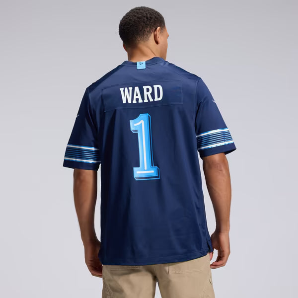 Cameron Ward Tennessee Titans Jerseys Teams 2026 Rivalries Collection Game Jersey - Navy