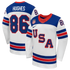 Jerseys Teams Nike US Hockey Jack Hughes 2026 Away Replica Jersey