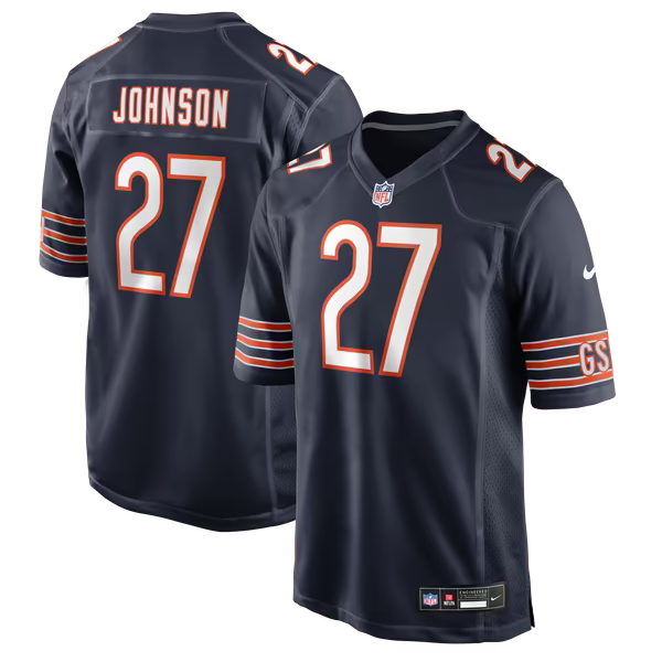 Anthony Johnson Chicago Bears Jerseys Teams Team Game Jersey - Navy