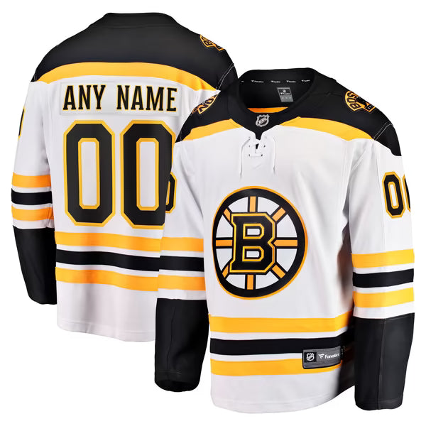 Jerseys Teams Boston Bruins Fanatics Away Breakaway Custom Jersey