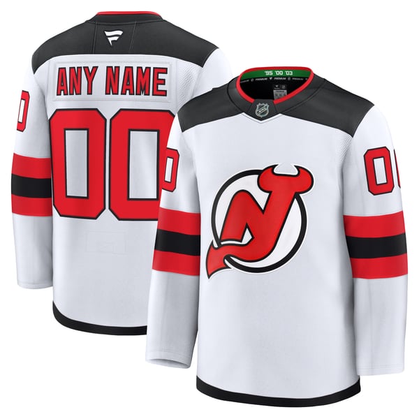 Jerseys Teams New Jersey Devils Fanatics Away Premium Custom Jersey White