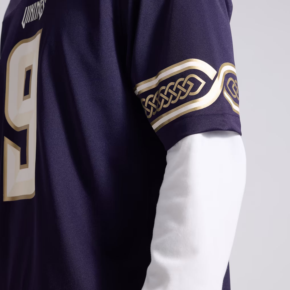 J.J McCarthy Minnesota Vikings Nike 2026 Rivalries Collection Game Jersey - Purple