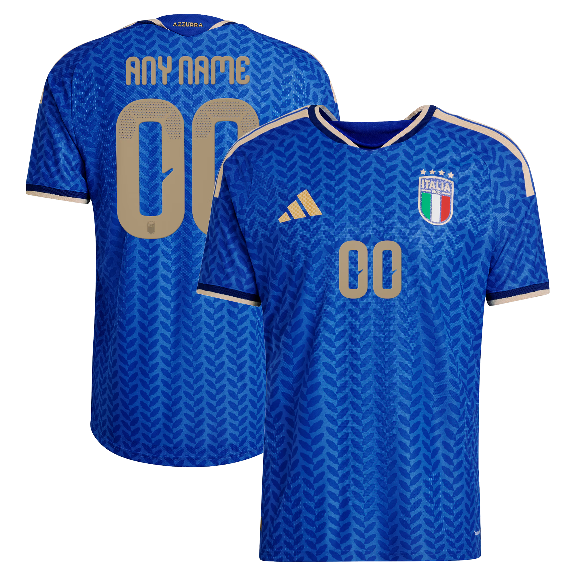 2026 Home Player Custom Jersey - Blue (Italy) - Jerseys Teams