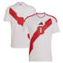 2026 Home Soccer Custom Jersey - White (Peru) - Jerseys Teams