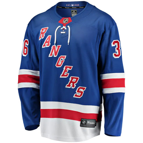 Jerseys Teams Anton Blidh New York Rangers Fanatics Breakaway Jersey