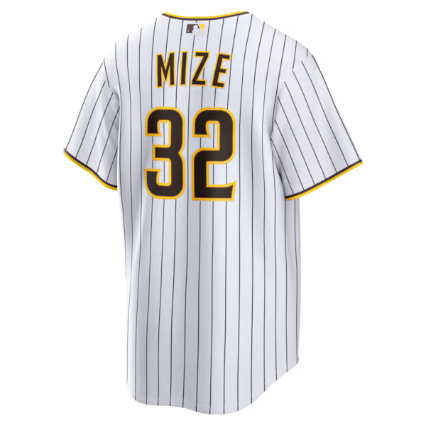 Casey Mize San Diego Padres Jerseys Teams Home Replica Jersey - White