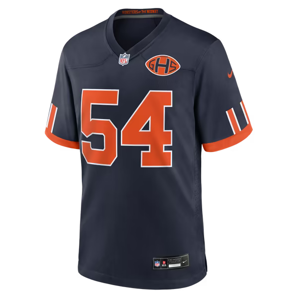 Brian Urlacher Chicago Bears Jerseys Teams 2026 Rivalries Collection Game Jersey - Navy