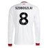Dominik Szoboszlai Liverpool Jerseys Teams 2026/27 Away Replica Long Sleeve Jersey - White