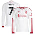 Florian Wirtz Liverpool Jerseys Teams 2026/27 Away Replica Long Sleeve Jersey - White