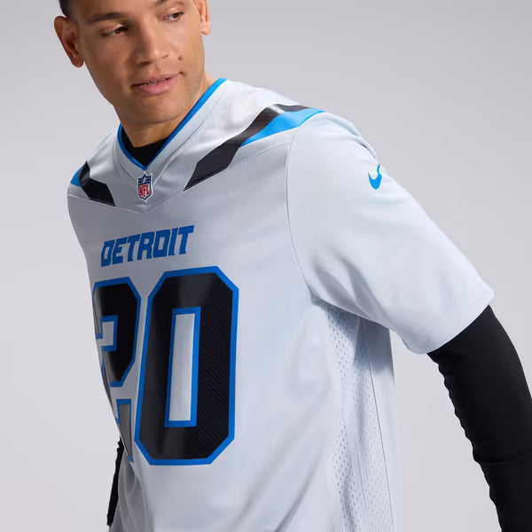 Barry Sanders Detroit Lions Nike 2026 Rivalries Collection Game Jersey - Silver