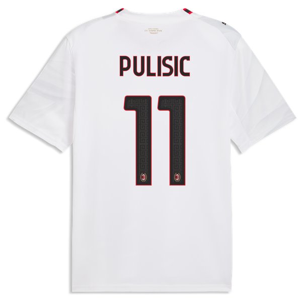 Christian Pulisic AC Milan Jerseys Teams 2026/27 Away Replica Jersey - White