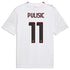 Christian Pulisic AC Milan Jerseys Teams 2026/27 Away Replica Jersey - White