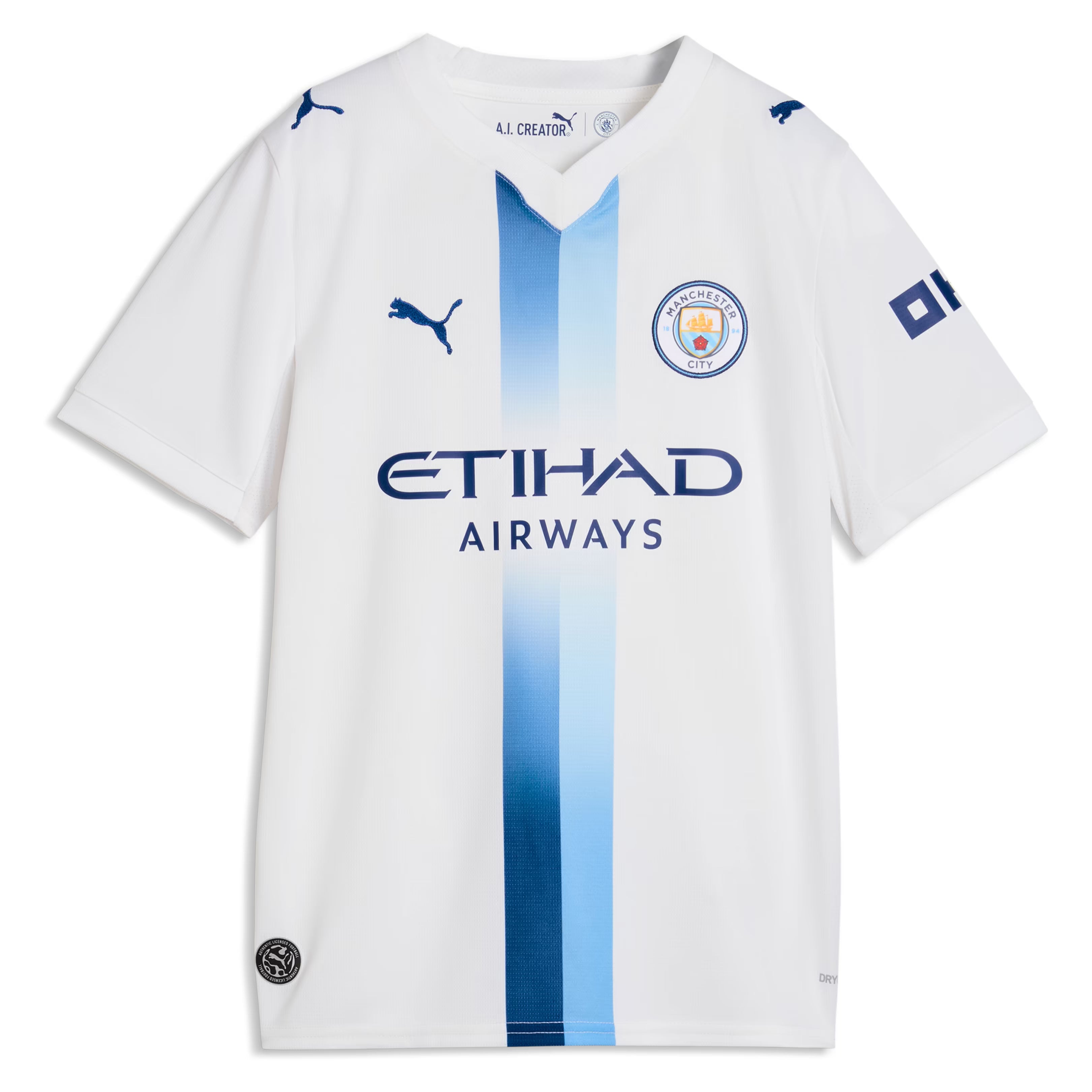 Manchester City Jerseys Teams Youth 2026/27 Third Replica Custom Jersey - White