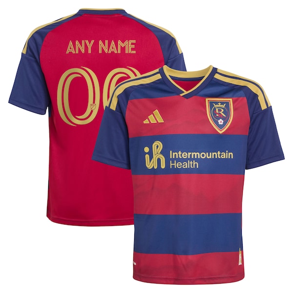 Customized Real Salt Lake Youth 2026 The Switchback Replica Custom Jersey Red