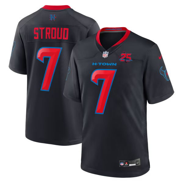 C.J. Stroud Houston Texans Jerseys Teams Alternate 2 25th Season Game Jersey - Navy