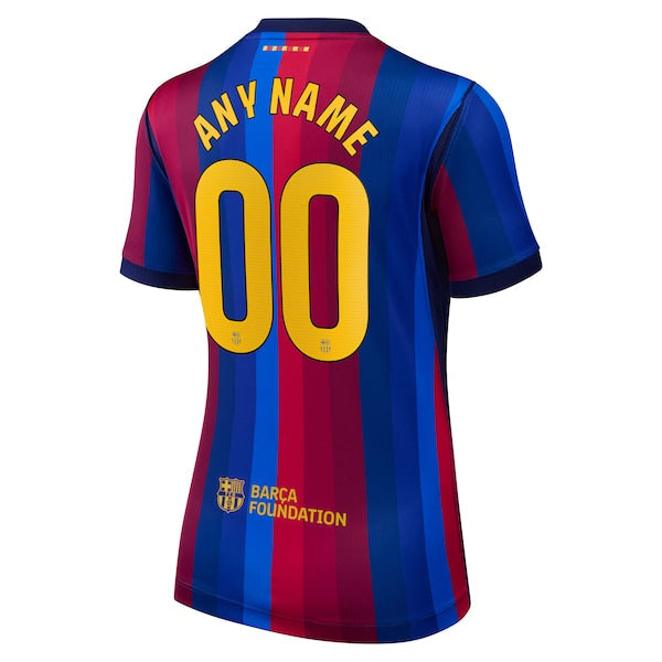 Nike Barcelona 2026/27 Home Stadium Replica Custom Jersey Red