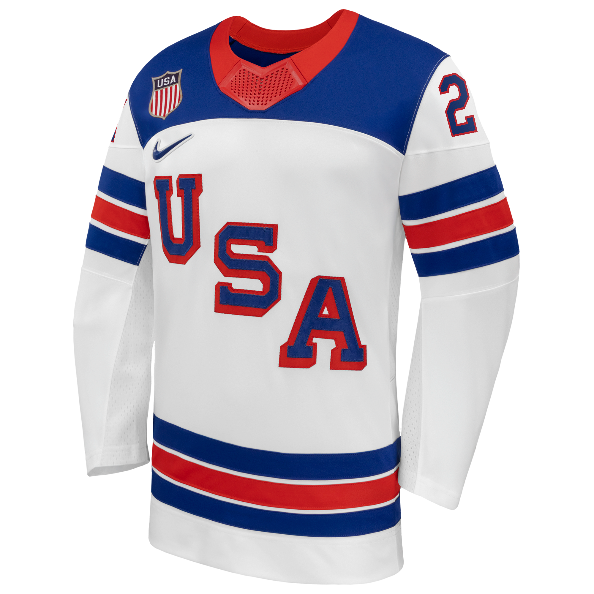 Jerseys Teams Dylan Larkin Nike US Hockey 2026 Away Replica Jersey - White