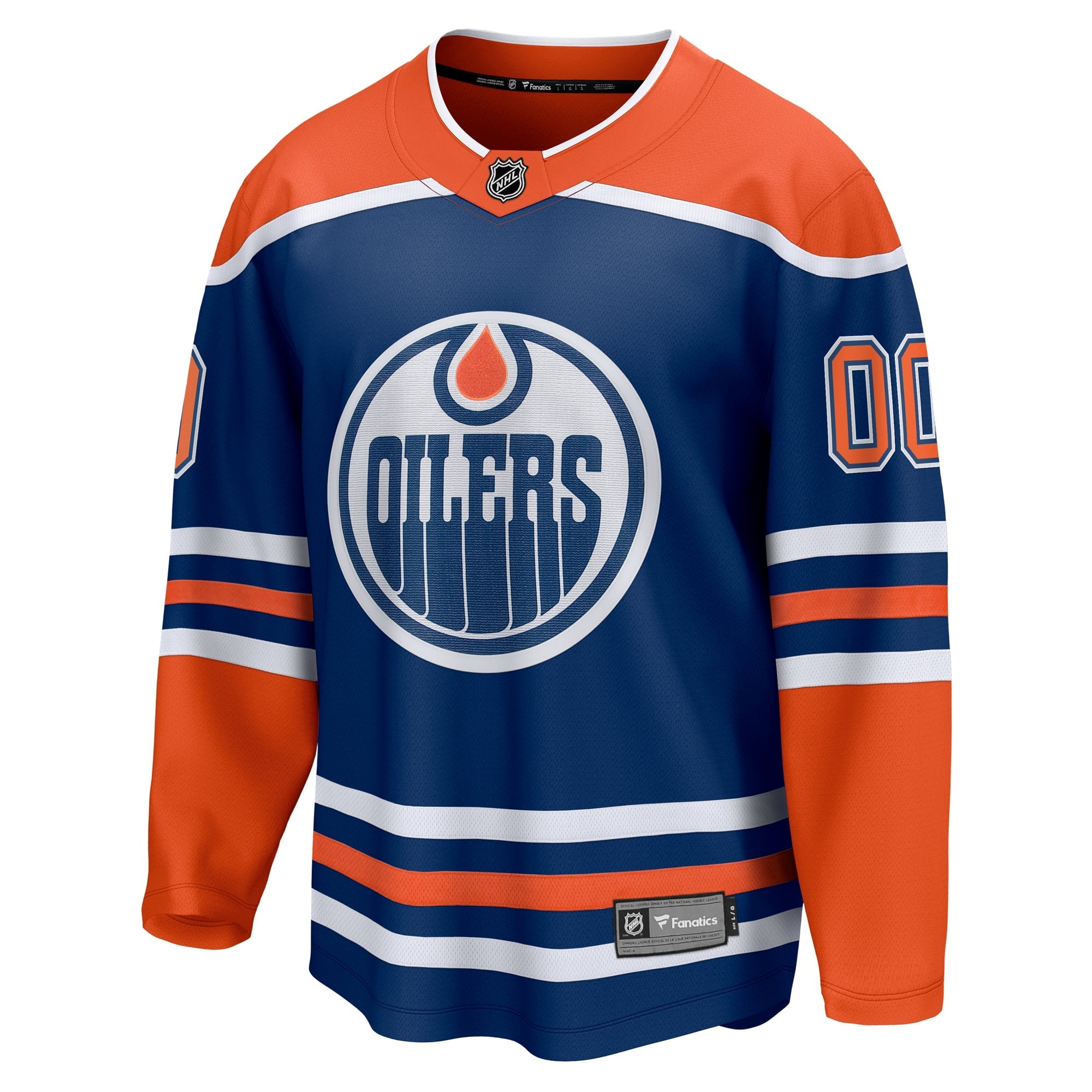 Jerseys Teams Edmonton Oilers Fanatics Home Breakaway Custom Jersey