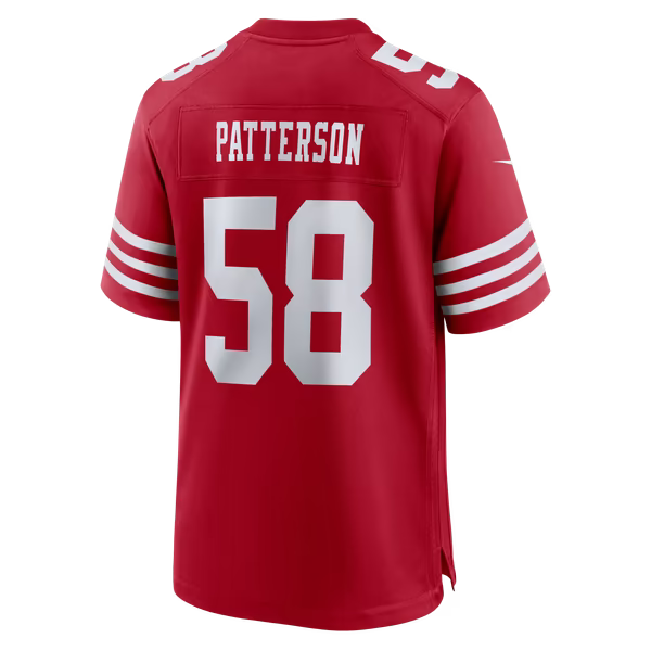 Jarrett Patterson San Francisco 49ers Jerseys Teams Team Game Jersey - Scarlet