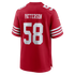 Jarrett Patterson San Francisco 49ers Jerseys Teams Team Game Jersey - Scarlet