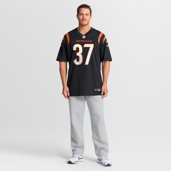 P.J. Jules Cincinnati Bengals Nike Game Player Jersey - Black