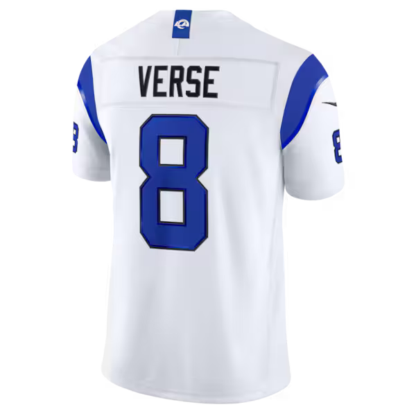 Jared Verse Los Angeles Rams Jerseys Teams Alternate Fearsome White Vapor F.U.S.E. Stitched Limited Jersey - White