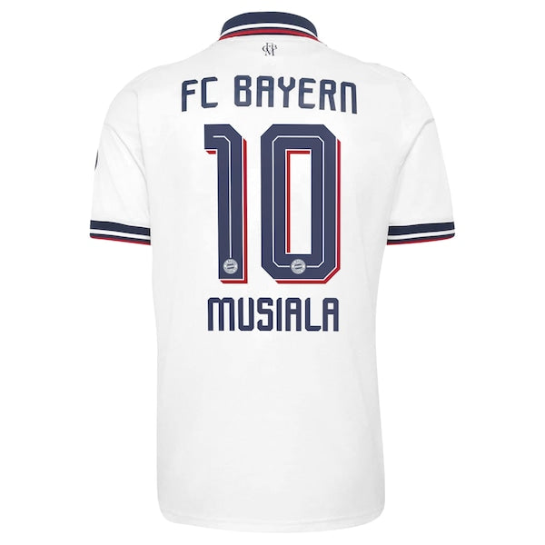 Jamal Musiala Bayern Munich Jerseys Teams 2026/27 Away Replica Jersey - White