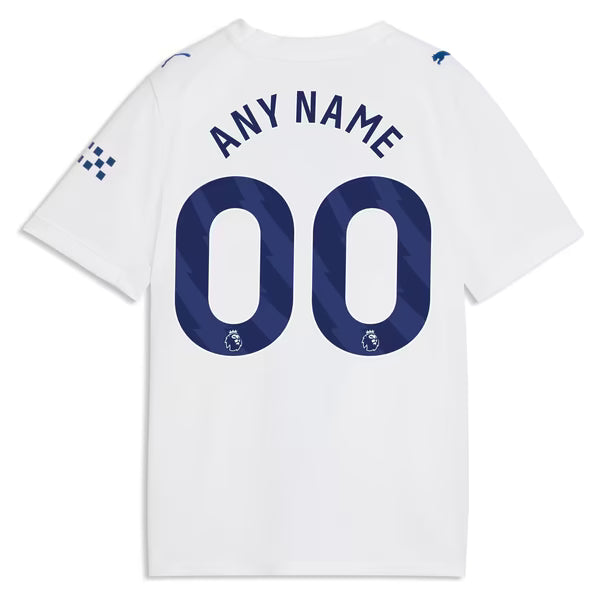Manchester City Puma Youth 2026/27 Third Replica Custom Jersey - White