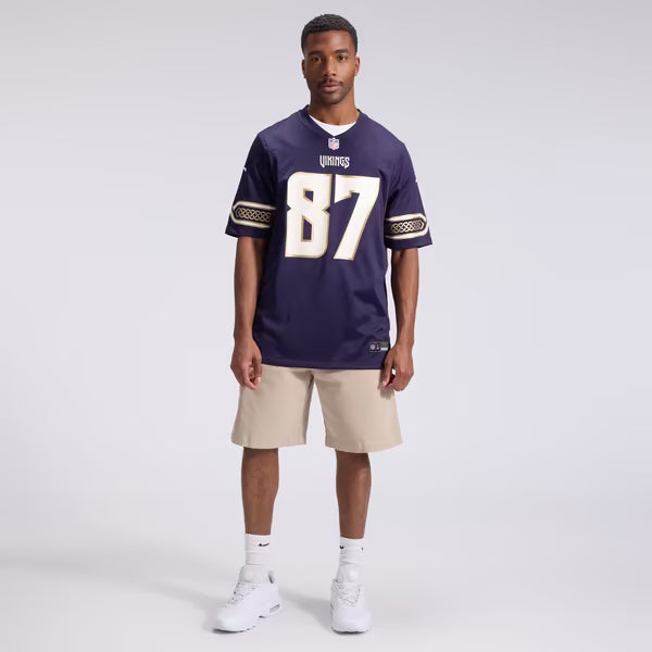 T.J. Hockenson Minnesota Vikings Jerseys Teams 2026 Rivalries Collection Game Jersey - Purple
