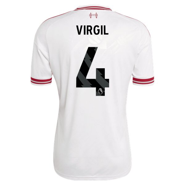 Virgil van Dijk Liverpool Jerseys Teams 2026/27 Away Replica Jersey - White