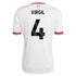 Virgil van Dijk Liverpool Jerseys Teams 2026/27 Away Replica Jersey - White