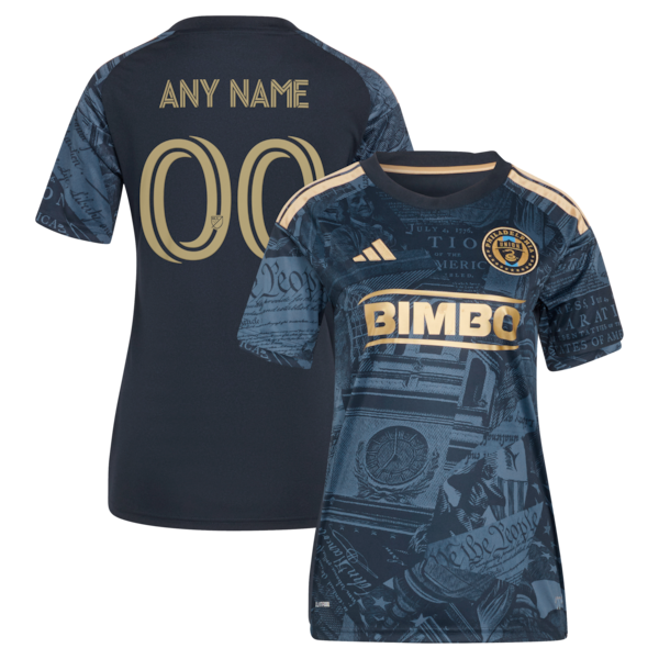 Customized Philadelphia Union Women's 2026 1776 Kit Replica Custom Jersey Navy