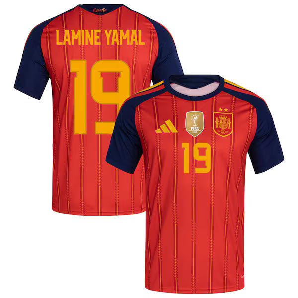 Lamine Yamal Spain National Team Jerseys Teams 2026 FIFA World Cup Champions Replica Jersey - Red