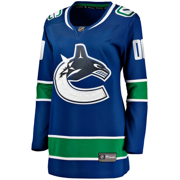 Jerseys Teams Women's Vancouver Canucks Breakaway Custom Jersey