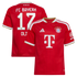 Adidas Michael Olise Bayern Munich 2026/27 Home Replica Youth Jersey Red