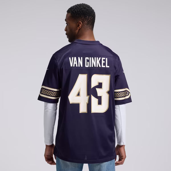 Andrew Van Ginkel Minnesota Vikings Jerseys Teams 2026 Rivalries Collection Game Jersey - Purple