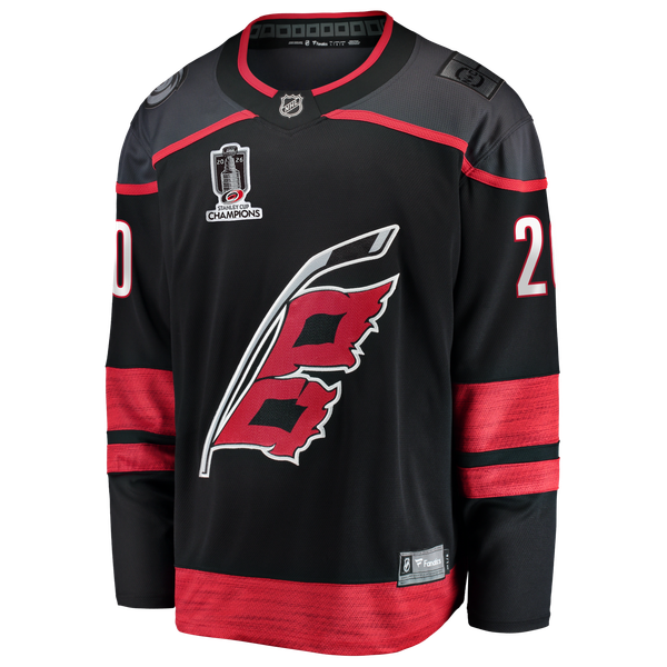 Jerseys Teams Sebastian Aho Carolina Hurricanes Fanatics 2026 Stanley Cup Jersey