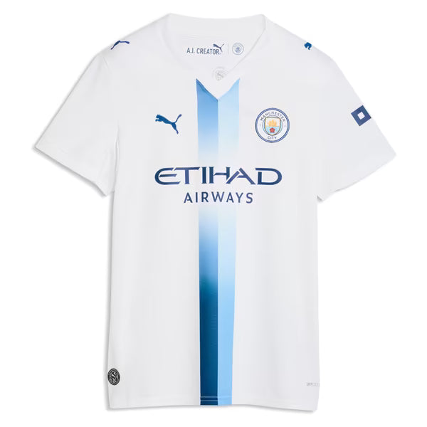 Erling Haaland Manchester City Puma Women's 2026/27 Third Replica Jersey - White