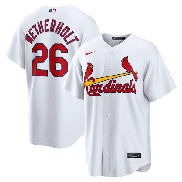 JJ Wetherholt St. Louis Cardinals Jerseys Teams Home Replica Jersey - White