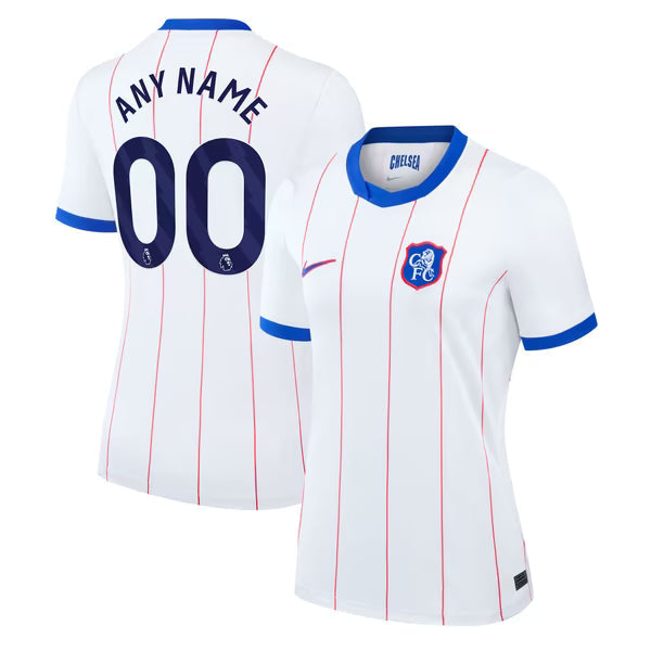Chelsea Jerseys Teams Women's 2026/27 Third Stadium Replica Jersey Custom Jersey - White