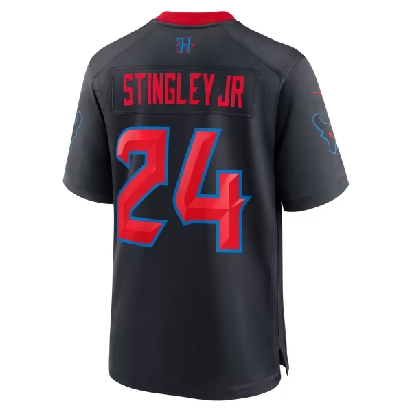 Derek Stingley Jr. Houston Texans Jerseys Teams Alternate 2 25th Season Game Jersey - Navy