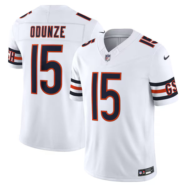 Rome Odunze Chicago Bears Jerseys Teams Vapor F.U.S.E. Stitched Limited Jersey - White