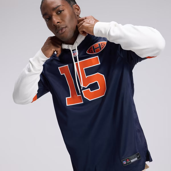 Rome Odunze Chicago Bears Nike 2026 Rivalries Collection Game Jersey - Navy