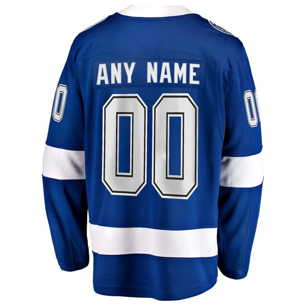 Jerseys Teams Tampa Bay Lightning Fanatics Home Breakaway Custom Jersey