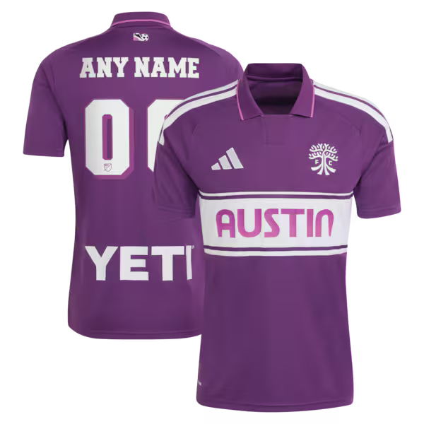 Austin FC Jerseys Teams 2026 Archive Replica Custom Jersey - Purple