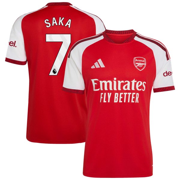 Bukayo Saka Arsenal Jerseys Teams 2026/27 Home Replica Jersey - Red