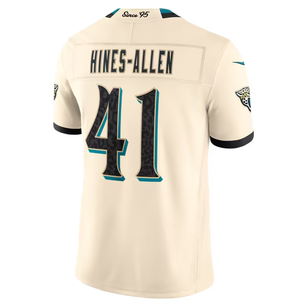 Josh Hines-Allen Jacksonville Jaguars Jerseys Teams 2026 Rivalries Collection Stitched Limited Jersey - Natural