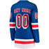 Jerseys Teams Women's Fanatics New York Rangers Home Breakaway Custom Jersey