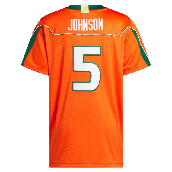 Andre Johnson Miami Hurricanes Jerseys Teams Home It's Back Premier Jersey - Orange