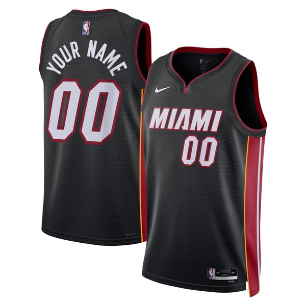 Jerseys Teams Unisex Nike Miami Heat Swingman Icon Edition Custom Jersey